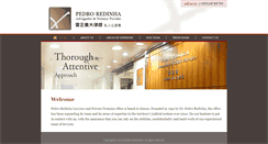 Desktop Screenshot of pedroredinha.com